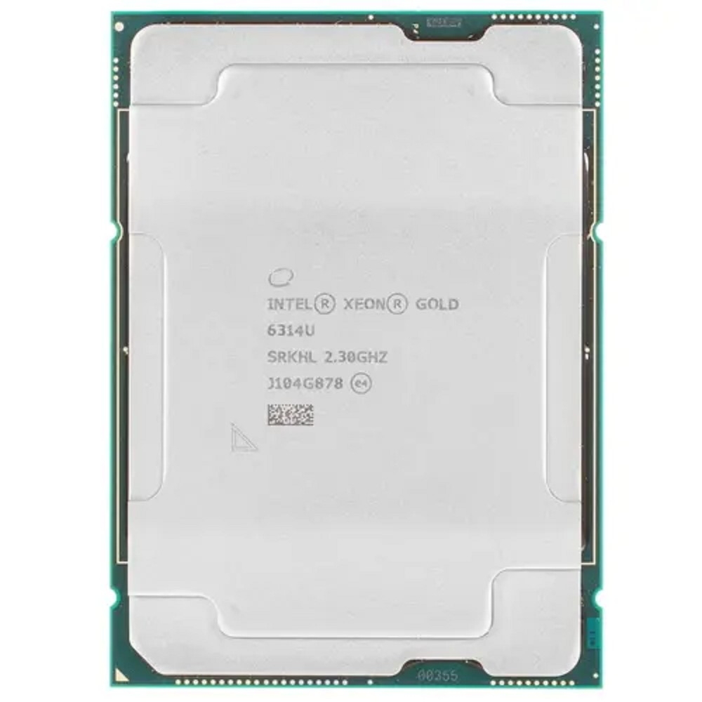 CPU Intel Xeon Gold 6314U 32 Cores, 64 Threads, 2.3/3.4GHz, 48M, DDR4-3200, 1S, 205W