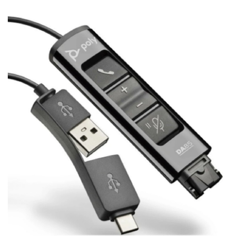 Poly DA85 218267-01 Переходник USB-A & USB-C TO QUICK DISCONNECT
