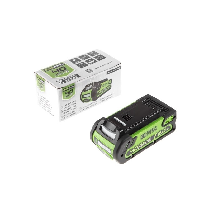 Greenworks Аккумулятор G40B2, {40V, 2 А.ч} [2926907]