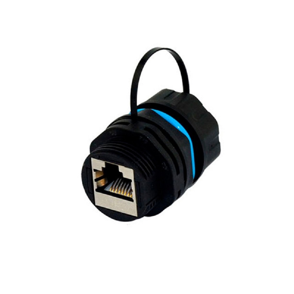 Rexant (02-0285) Индустриальный соединительный модуль, RJ-45(8P8C), FTP, CAT 6, IP68 с защитным колпачком для кабеля