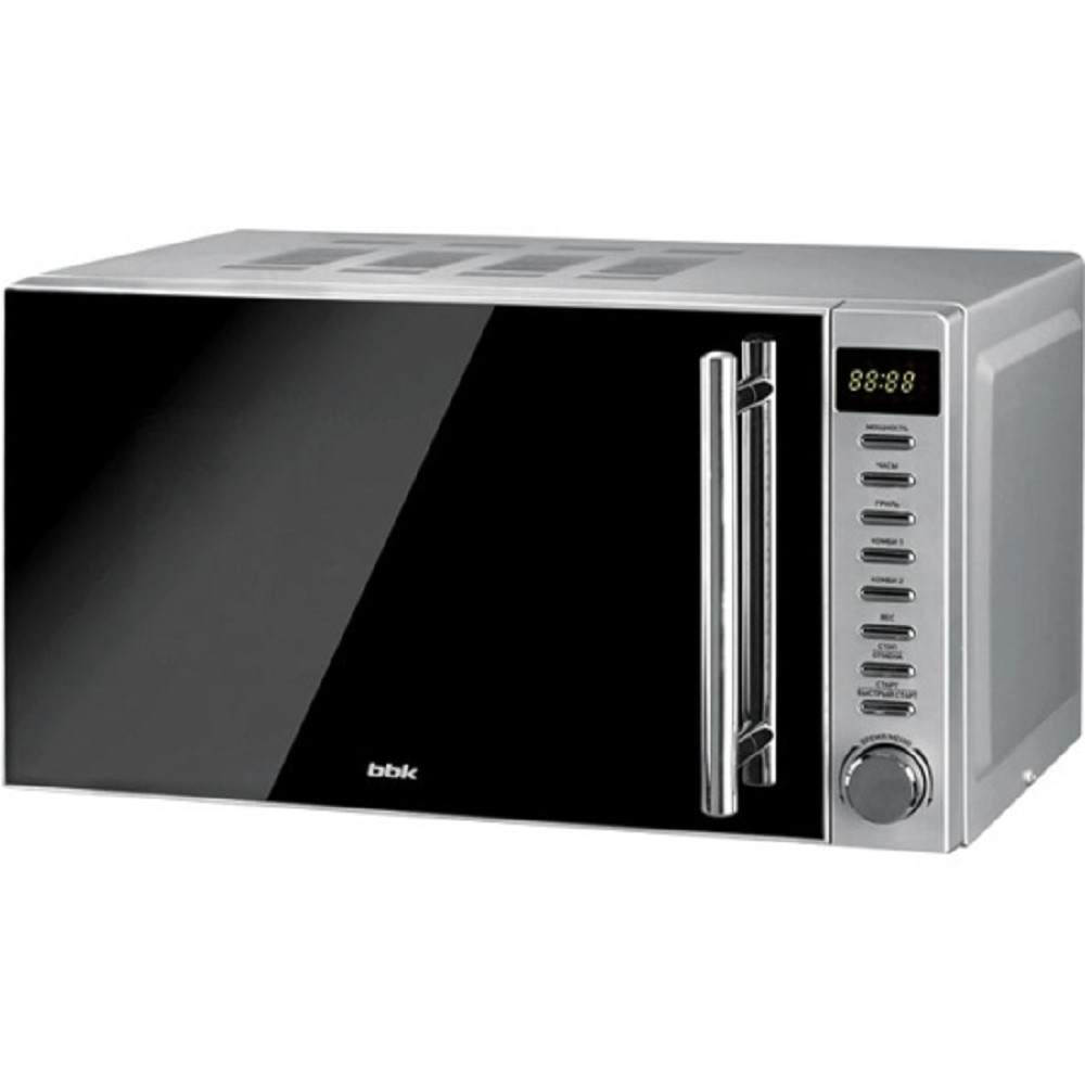 BBK 20MWG-733T/BS-M (B/S) Микроволновая печь, 20 л, 800 Вт, черный/серебро  
