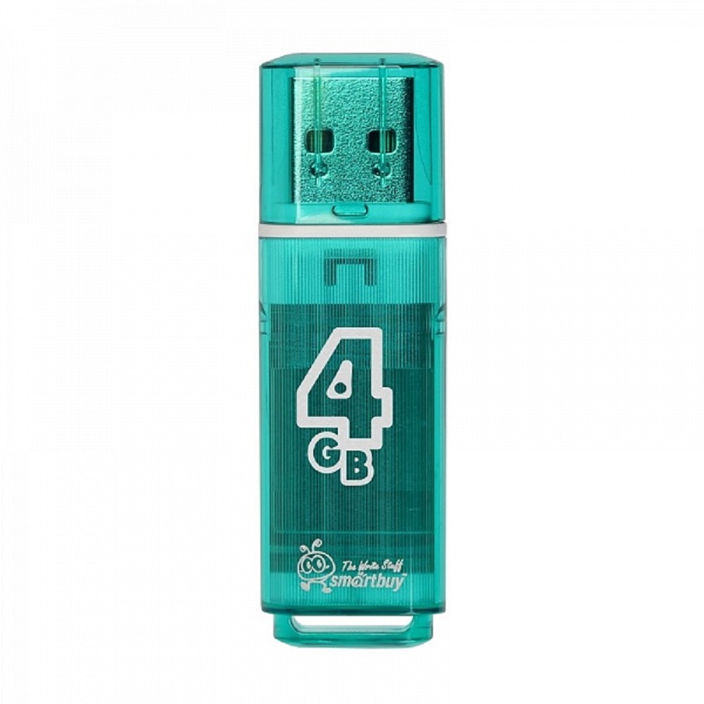 Smartbuy USB Drive 4GB Glossy series Green (SB4GBGS-G)