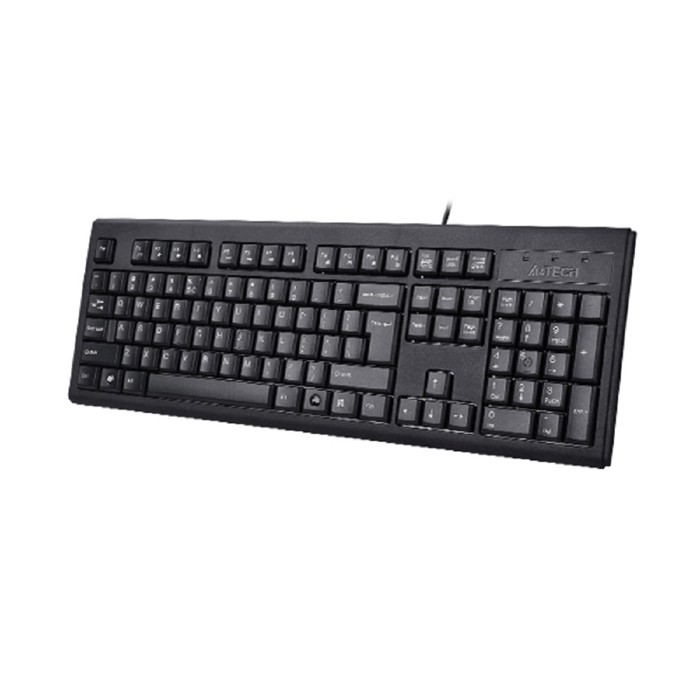 Клавиатура A-4Tech KR-83 black USB, проводная USB, 104 клавиши [533406]