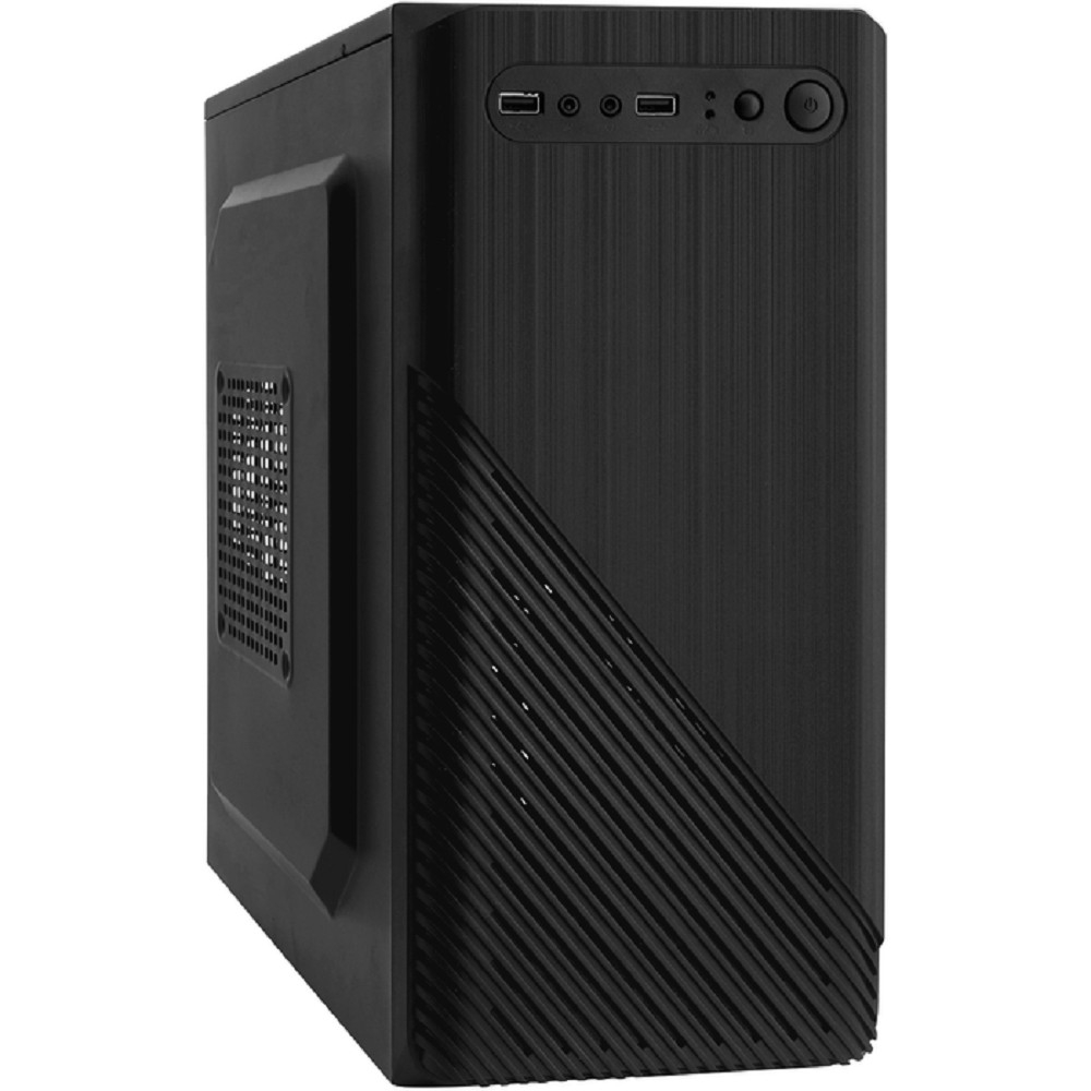 Exegate EX291052RUS Корпус Minitower ExeGate BAA-103-AA500 (mATX, БП AA500 с вент. 8см, 2*USB, аудио, черный)