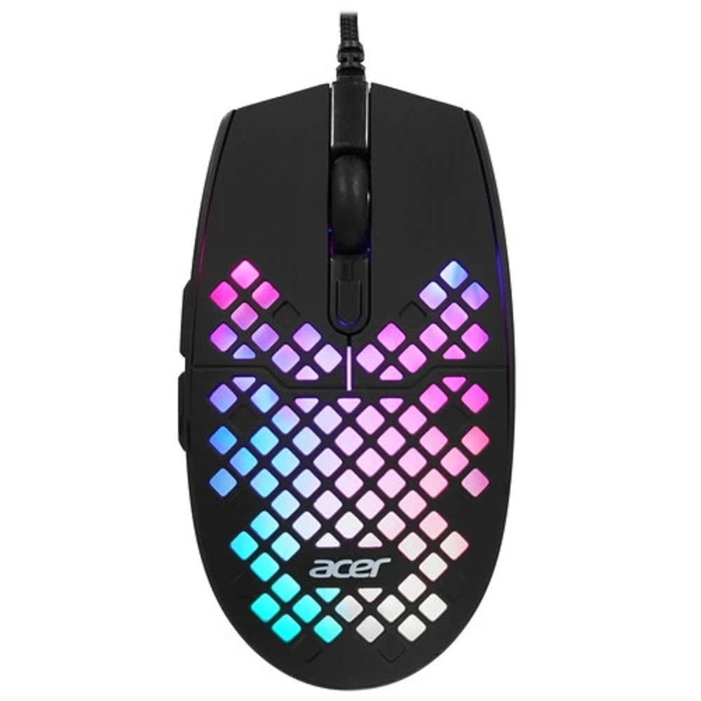 Мышь Acer OMW134 черный оптическая 6400dpi USB 6but (ZL.MCEEE.018)