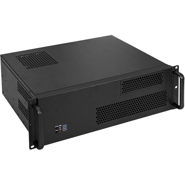 Exegate EX293673RUS Серверный корпус ExeGate Pro 3U330-02 <RM 19", высота 3U, глубина 330, БП 1200PPH-SE 80 PLUS® Bronze, USB>