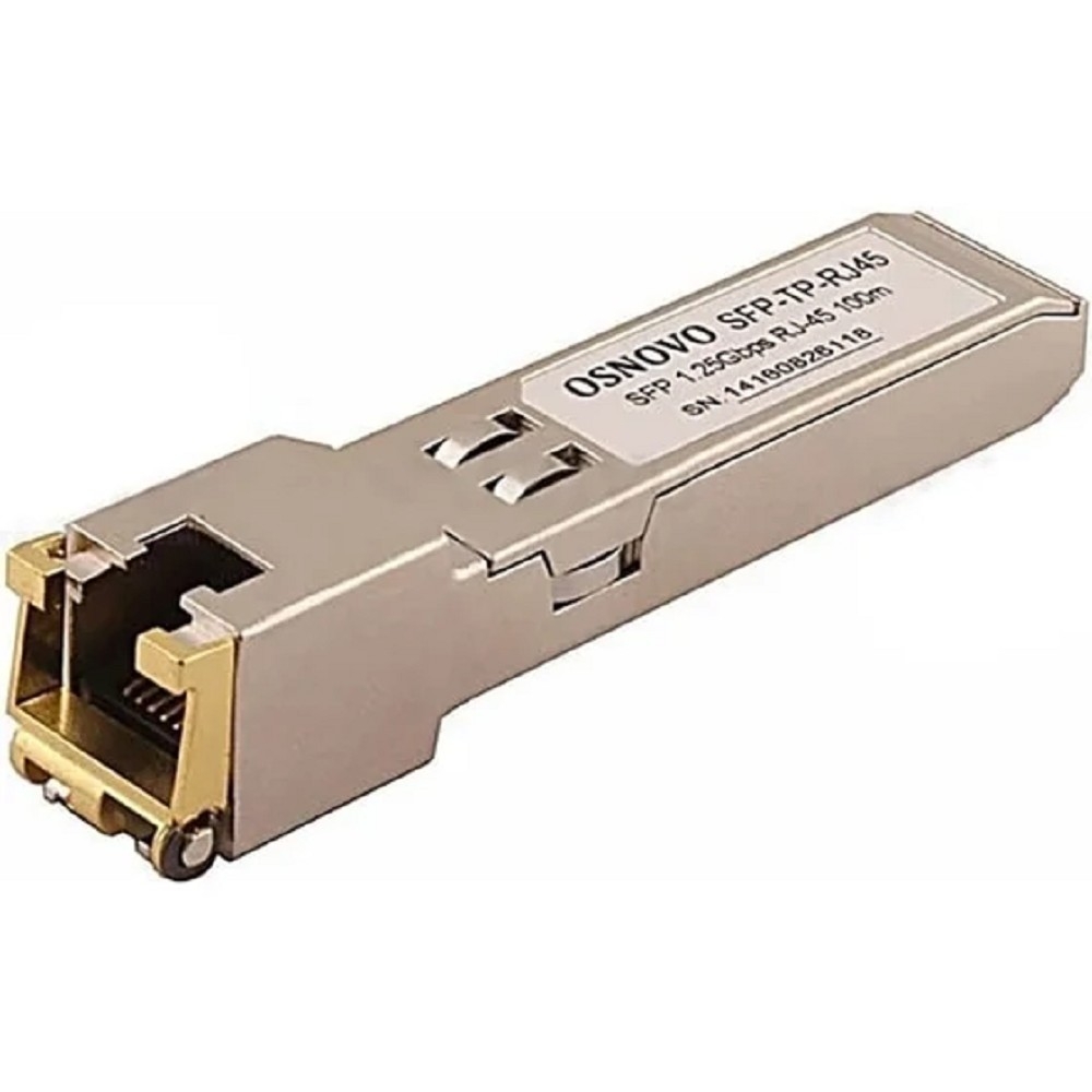 SFP-TP-RJ45(1G)-I Медный SFP модуль Gigabit Ethernet с разъемом RJ45.