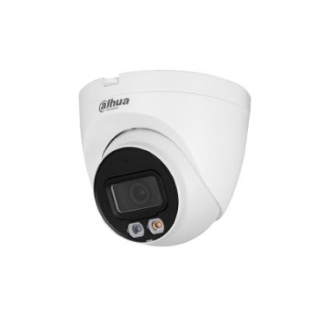 DAHUA DH-IPC-HDW2249TP-S-LED-0360B Уличная турельная IP-видеокамера FullColor 2Мп, 1/2.8” CMOS, объектив 3.6мм, видеоаналитика, микрофон, LED 30м, IP67, металл/пластик