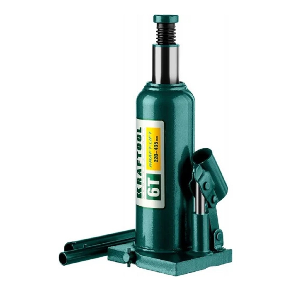 Домкрат бутылочный гидравлический Kraftool KRAFT-LIFT 6т, 219-427мм KRAFT BODY