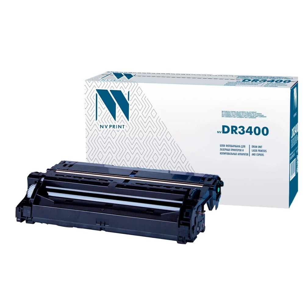 -/ Барабан NVP NV-DR-3400 для Brother HL-L5000D/ HL-L5100DN/ HL-L5100DNT/ HL-L5200DW/ HL-L5200DWT/ HL-L6250DN/ HL-L6300DW/ HL-L6300DWT/ HL-L6400DW/ HL-L6400DWT/ DCP-L5500DN/ DCP-L6600DW/ MFC-L5700DN/ MFC-L5750DW/ MFC-L6800DW/ MFC-L6800DWT/ MFC-L6900DW/ MFC-L6900DWT (30000k)