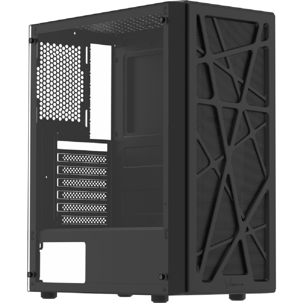 Корпус Formula Mana V2 черный без БП ATX 9x120mm 1x140mm 1xUSB2.0 1xUSB3.0 bott PSU