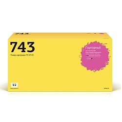T2 CE743A Картридж (TC-H743) для HP CLJ Professional CP5225/5225n/5225dn (7000 стр.) пурпурный, с чипом, восст.