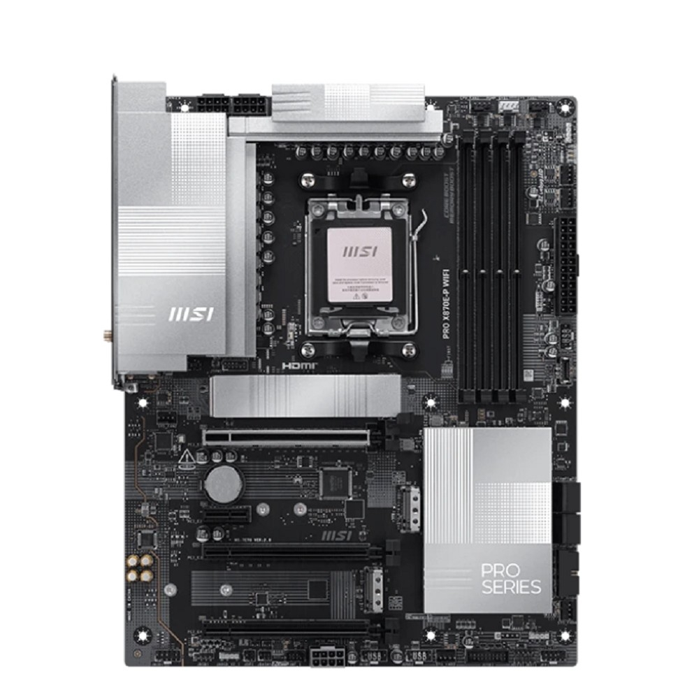 MSI PRO X870E-P WIFI {X870E, AM5, 4*DDR5, 3*PCIEx16, 1*PCIEx1, 3*M.2, 2*TypeC, 2*USB3.2Gen2, 6*USB3.2Gen1, 10*USB2.0, 4*SATA3.0, 5G, Type-C(DP), HDMI, ATX} RTL