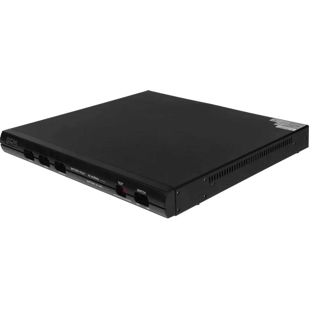 PowerCom King Pro RM KIN-600AP (1U) ИБП {Line-Interactive, 600VA/360W, Rack, 5х С13, Serial+USB} (1152586)