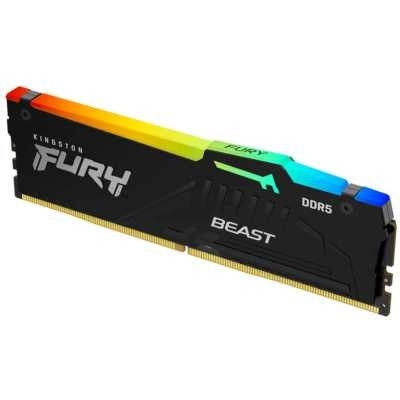 Kingston DDR5 DIMM 32GB 5600MT/s CL40 FURY Beast RGB KF556C40BBA-32