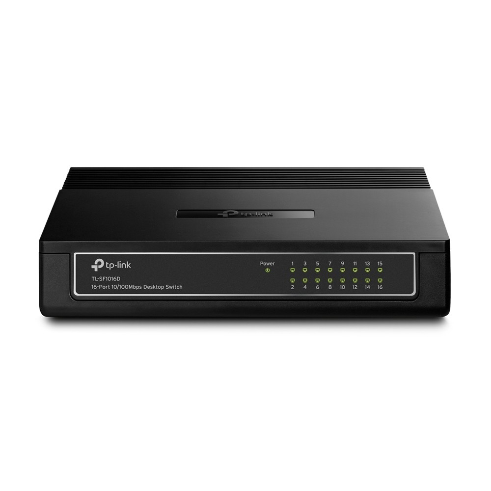 TP-Link TL-SF1016D Настольный коммутатор с 16 портами 10/100 Мбит/с