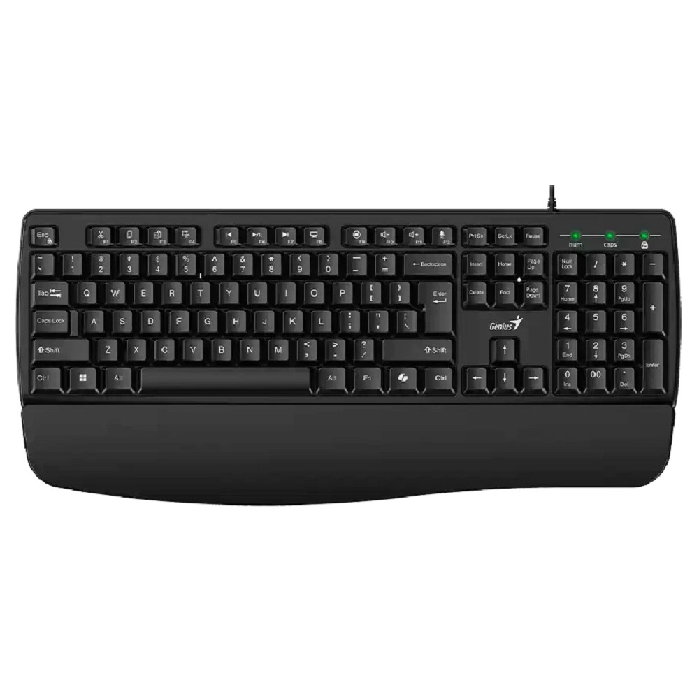 Клавиатура проводная GENIUS KB-123 черный (USB, 104 клавиши) (31300021402)