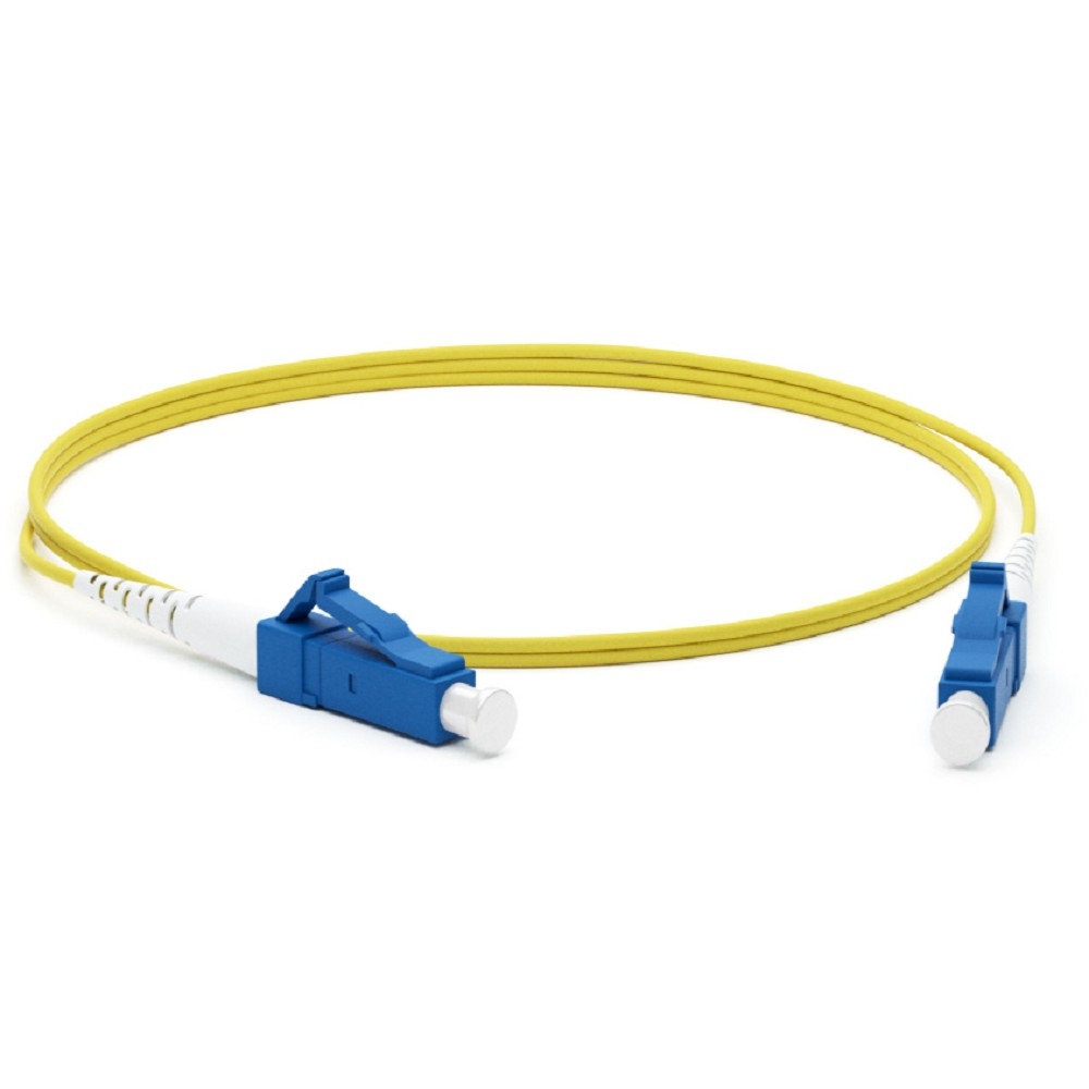 Hyperline FC-S2-9-LC/­UR-LC/­UR-H-1M-LSZH-YL Патч-корд волоконно-оптический (шнур) SM 9/­125 (OS2), LC/­UPC-LC/­UPC, 2.0 мм, simplex, LSZH, 1 м