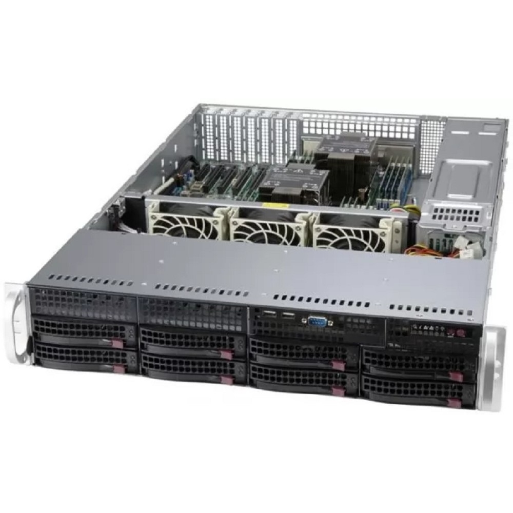 Сервер в сборе / SYS-620P-TRT (bundle1) / SYS-620P-TRT (bundle1): 2U / 1x Xeon Silver 4310 / 1x DDR4 32GB 1.2V 3200 / 1x SSD 240GB SATA, 2.5"/ 2x 1200W Power
