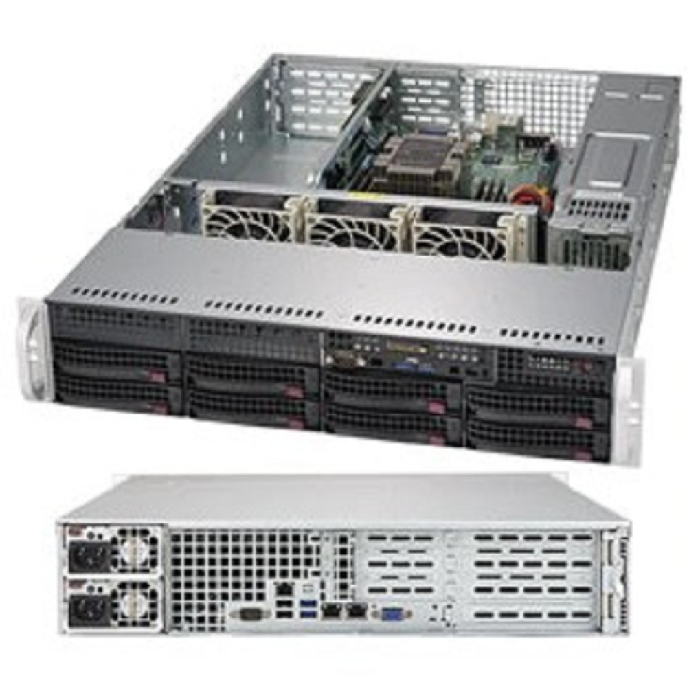 Серверная платформа SuperMicro 5029P-WTR noCPU(1)Scalable/TDP 70-205W/ no DIMM(6)/ SATARAID HDD(8)LFF/ 2x10GbE/ 4xFH, 1xLP, M2/ 2x500W