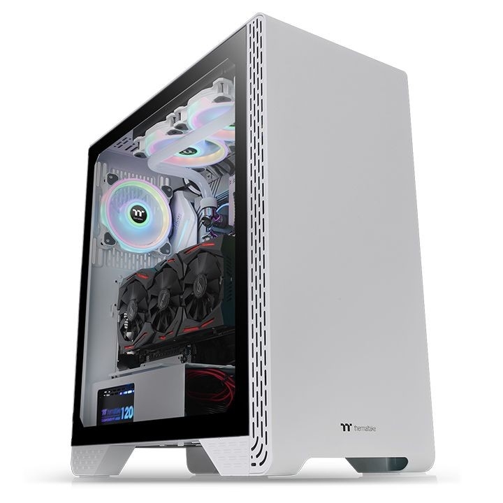 Корпус Thermaltake S300 TG Snow белый без БП ATX 6x120mm 6x140mm 3x200mm 2xUSB2.0 1xUSB3.0 audio bott PSU [CA-1P5-00M6WN-00]