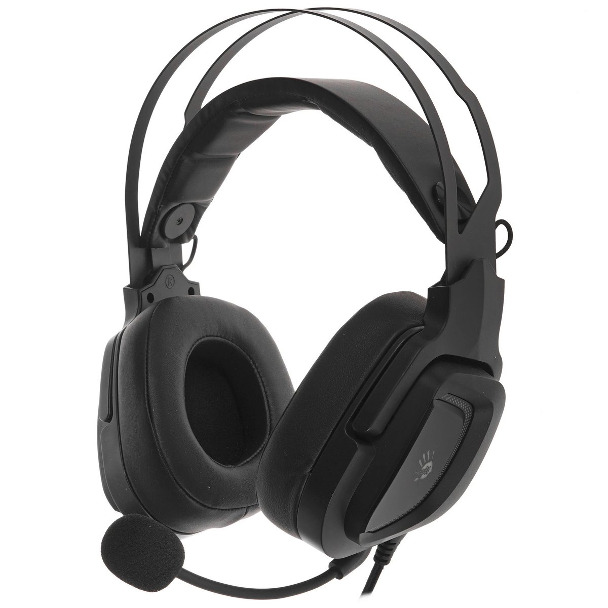 Наушники с микрофоном A4Tech Bloody G570 черный/серый 2м мониторные USB оголовье (G570 (BLACK+GREY) USB)