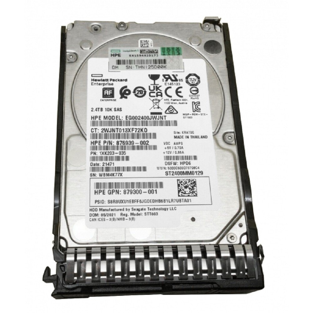 Жёсткий диск HPE EG002400JWJNT G8-G10 2.4-TB 12G 10K 2.5 SAS 512e
