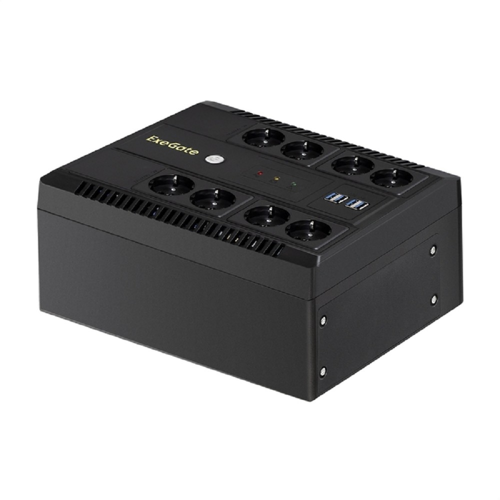 Повреждение упаковки Exegate EX293855RUS ИБП ExeGate NEO NNB-1000.LED.AVR.8SH.CH