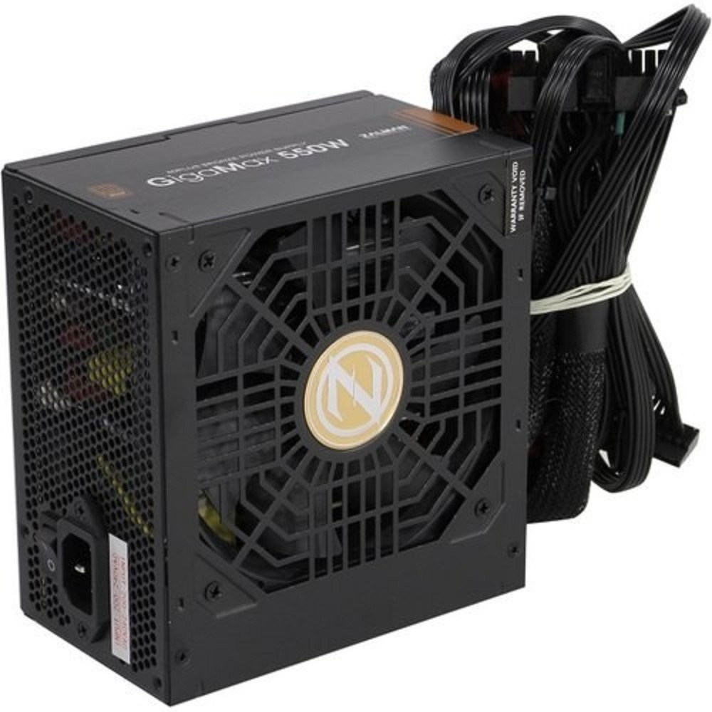 <084609> Блок питания .550W Zalman ZM550-GVII (120mm, 24+8pin, 2*8pin, 5*Sata, 3*IDE, 80 PLUS Bronze) [ZM550-GVII]