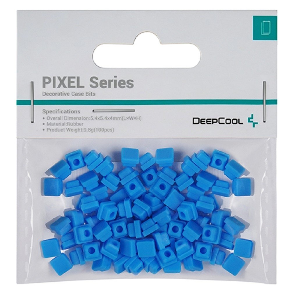 Deepcool <R-PIXEL-BU100-G-1> Декоративный элемент для оформления  корпуса  (синий,  5.4x5.4x4мм, 100шт.)