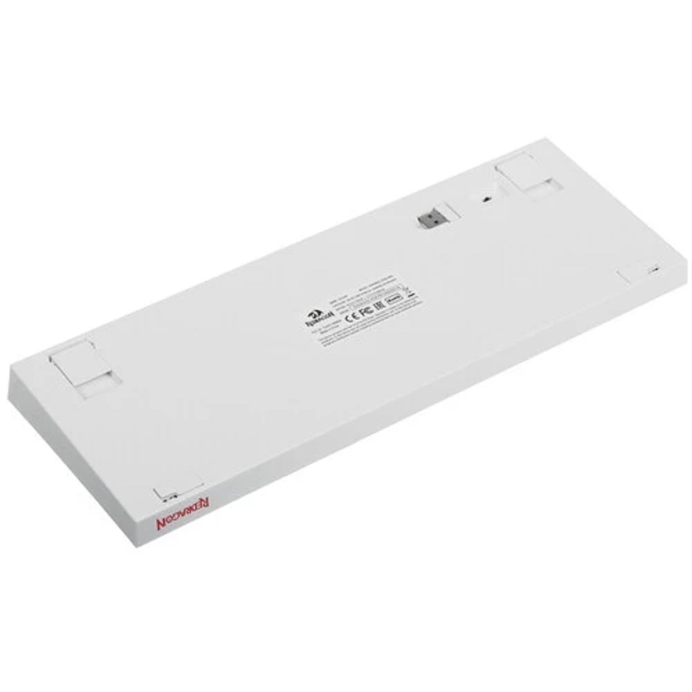 Redragon Беспроводная клавиатура Veigar BT/2.4G/пров.,RGB,бело-голубой [71476]