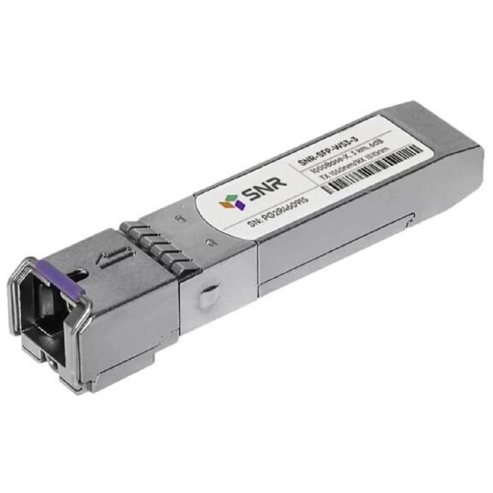 SNR-SFP-W53-3-I SNR  Модуль/ Модуль SFP WDM, дальность до 3км  (6dB), 1550нм, индустриальный