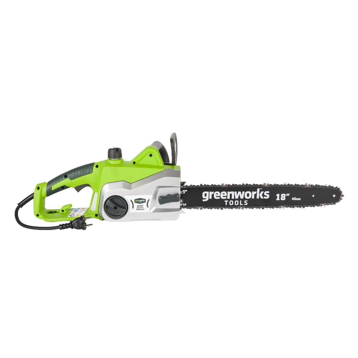 Greenworks Цепная пила электрическая GCS2046, {2000W, 45 см} [20037]
