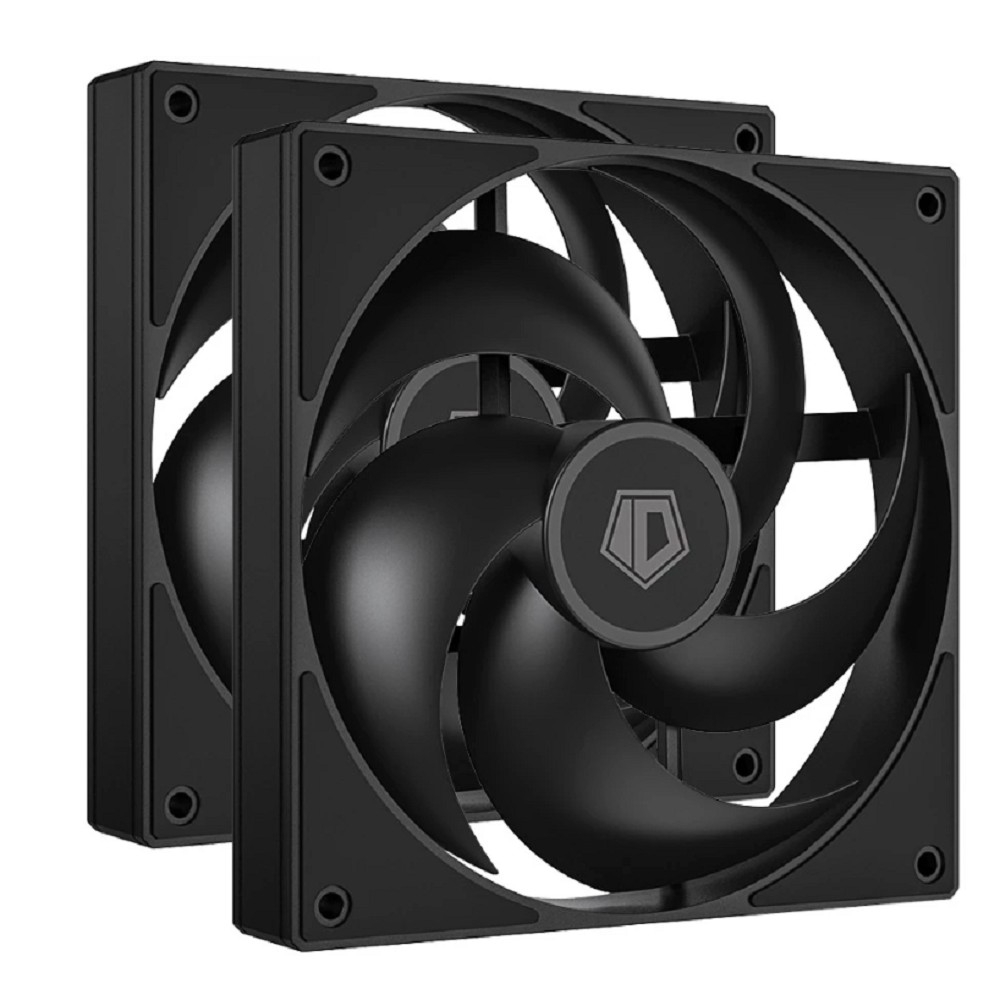 ID-Cooling Fan AS-140-K DUET / Black / PWM / Silent