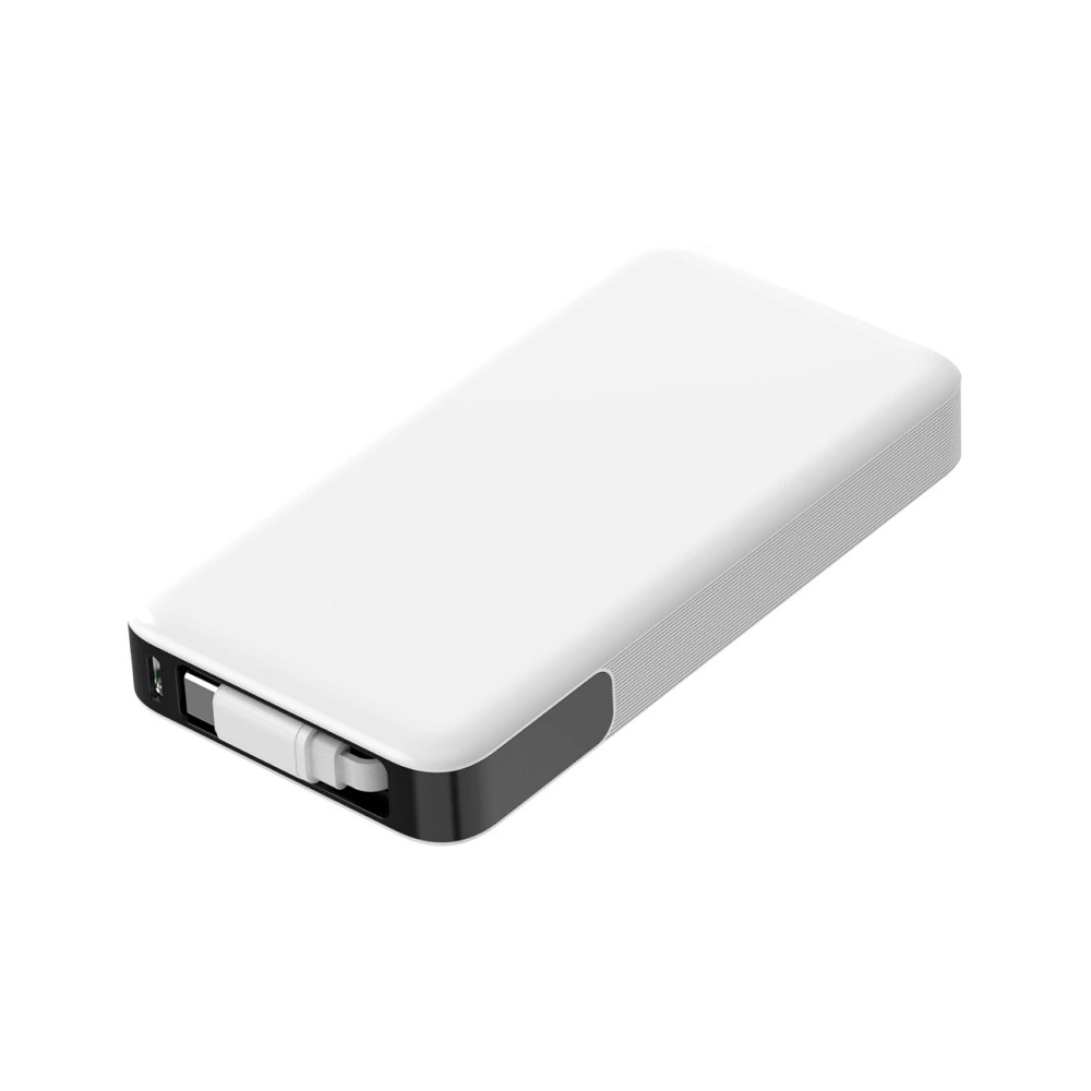 Мобильный аккумулятор Cactus CS-PBFSPA-10000 10000mAh 22.5W 4.5A 2xUSB-C белый