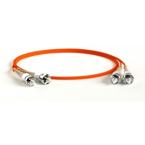 Hyperline FC-D2-50-ST/PR-ST/PR-H-3M-LSZH-OR Патч-корд волоконно-оптический (шнур) MM 50/125, ST-ST, 2.0 мм, duplex, LSZH, 3 м