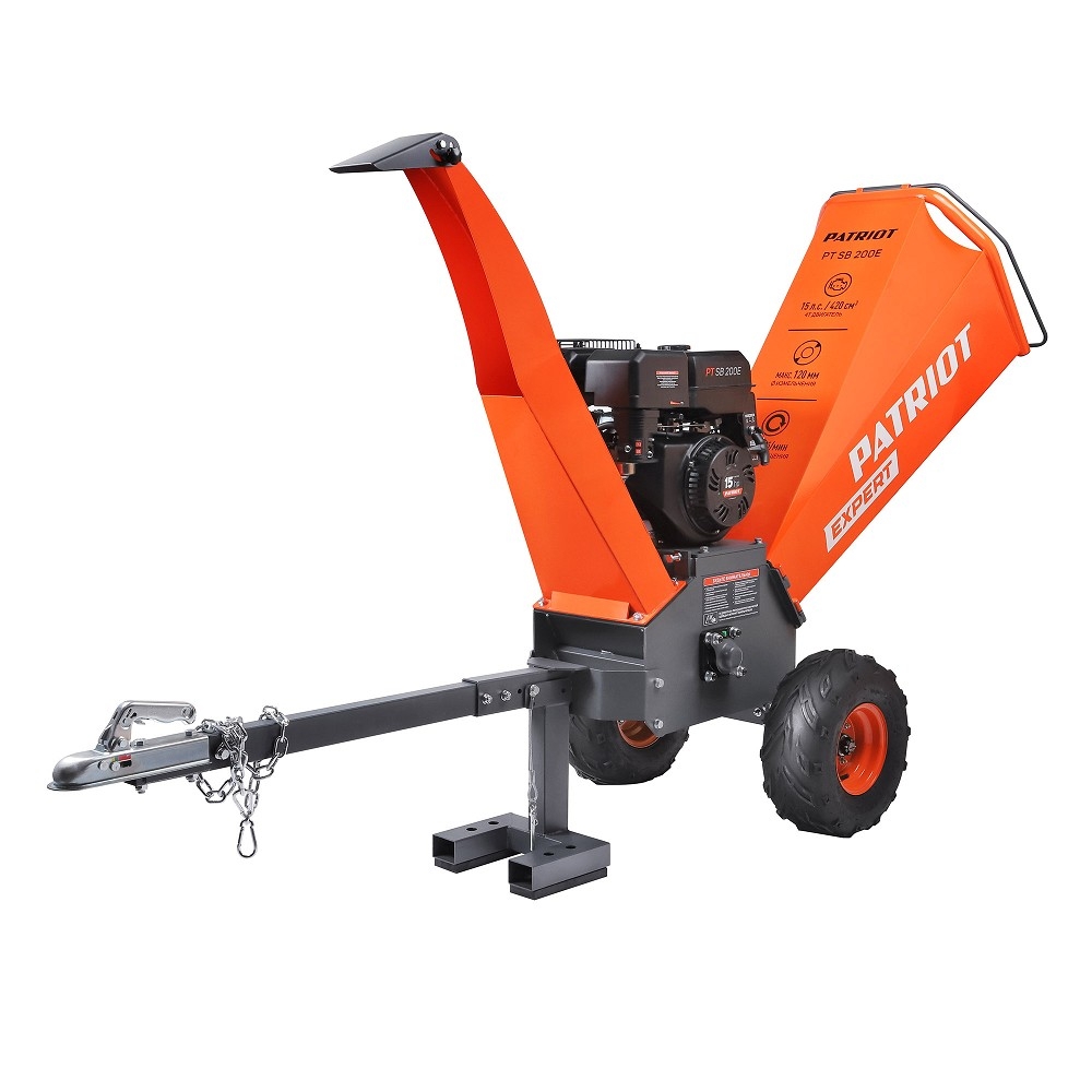 Измельчитель бензиновый PATRIOT PT SB200 E [732107080] { 15л.с., макс диаметр веток 120мм }