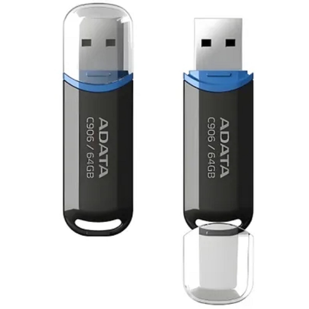 A-DATA Flash Drive 64GB Classic C906, USB 2.0, Черный [AC906-64G-RBK]