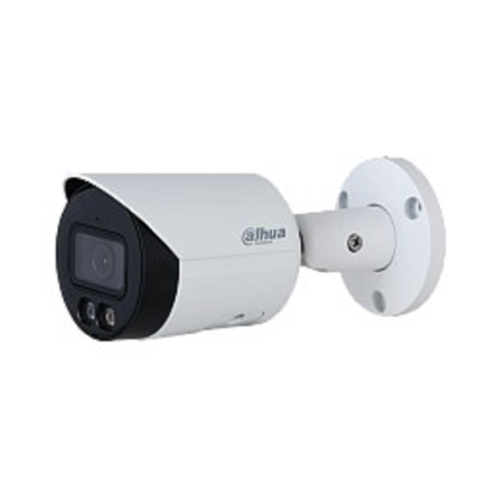 DAHUA DH-IPC-HFW2249SP-S-LED-0360B Уличная цилиндрическая IP-видеокамера FullColor 2Мп, 1/2.8” CMOS, объектив 3.6мм, видеоаналитика, микрофон, LED 30м, IP67, металл