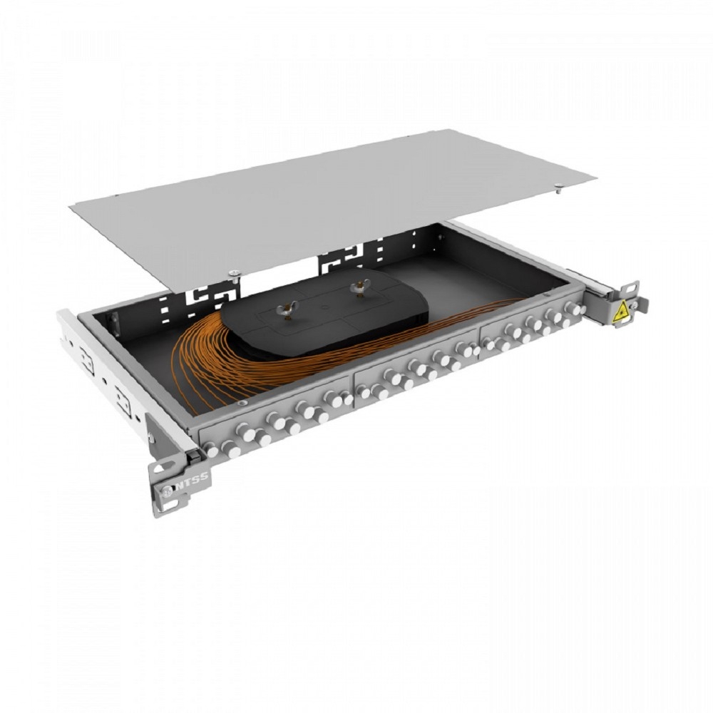 NTSS Кросс 19" NTSS PREMIUM выдвижной, предсобранный 1U, 8 портов FC/UPC, 50/125 мкм, (сплайс, пигтейлы, кдзс, планки, адаптеры) NTSS-RsFOB-PM-1U-8-FC/U-50-SP1.5G2A