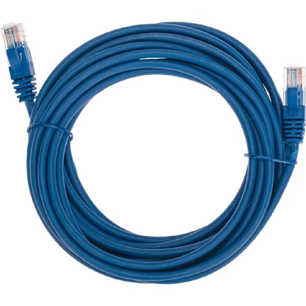 Патч-корд U/UTP, CAT 5e, RJ45-RJ45, 26AWG, LSZH, синий, 5м  REXANT (02-0104-5)