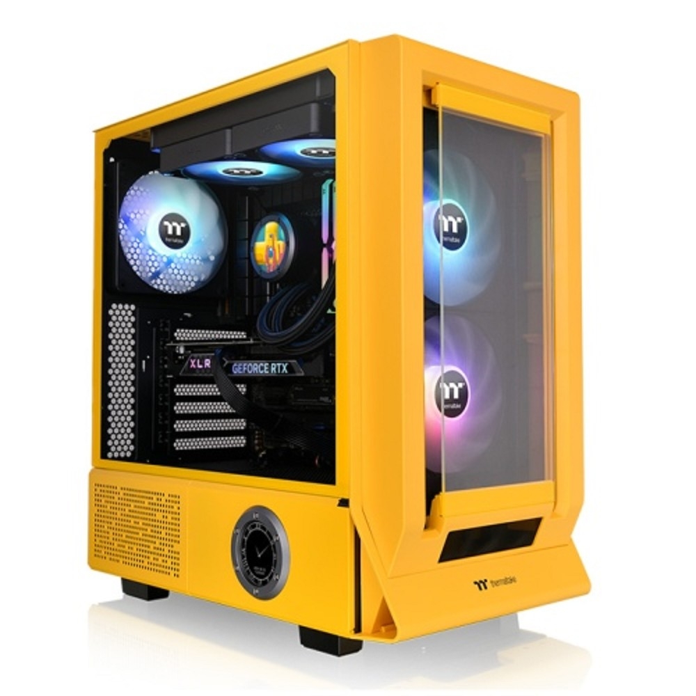 Корпус Thermaltake Ceres 350 MX желтый без БП E-ATX 2x140mm 2xUSB3.0 audio bott PSU