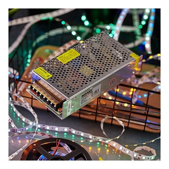 Источник питания 220 V AC/24 V DC 6,25 A 150 W с разъемами под винт, без влагозащиты (IP23)