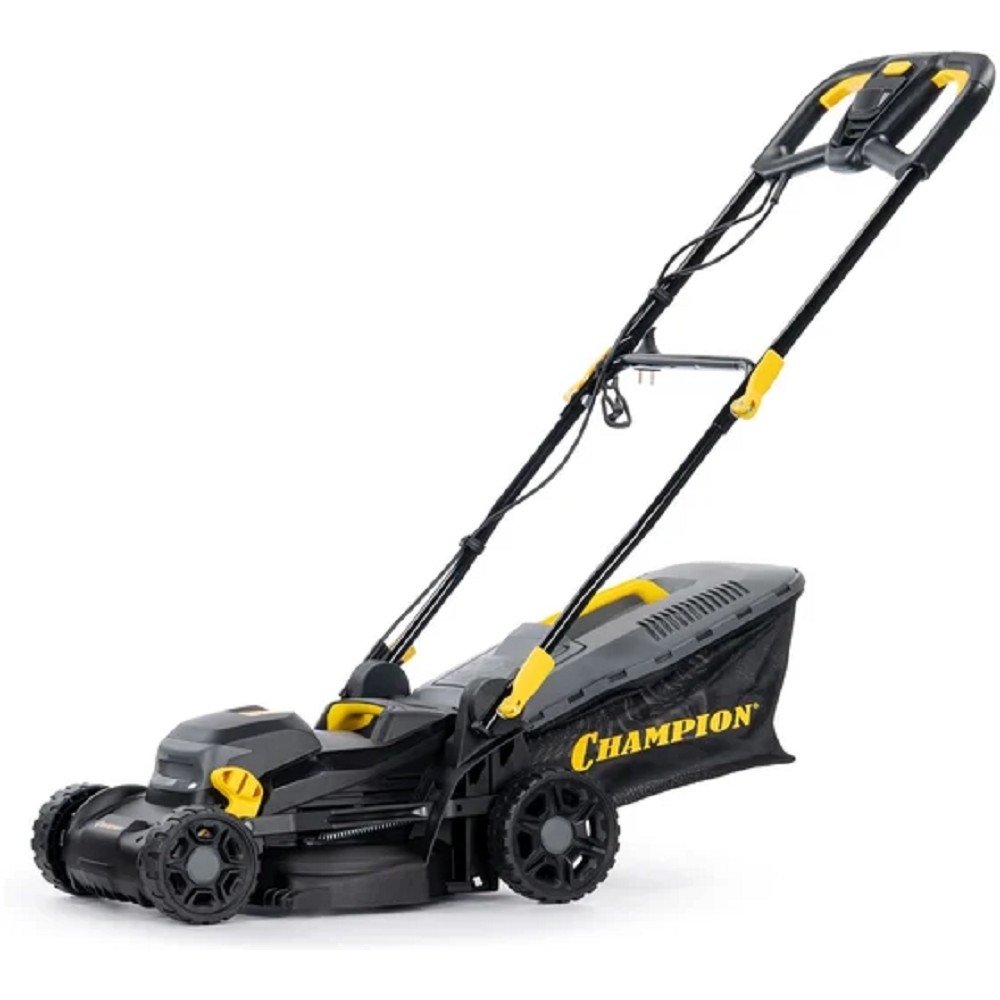 Газонокосилка Champion EM3414, электрическая, 1.4 кВт, 35 л, 340 мм