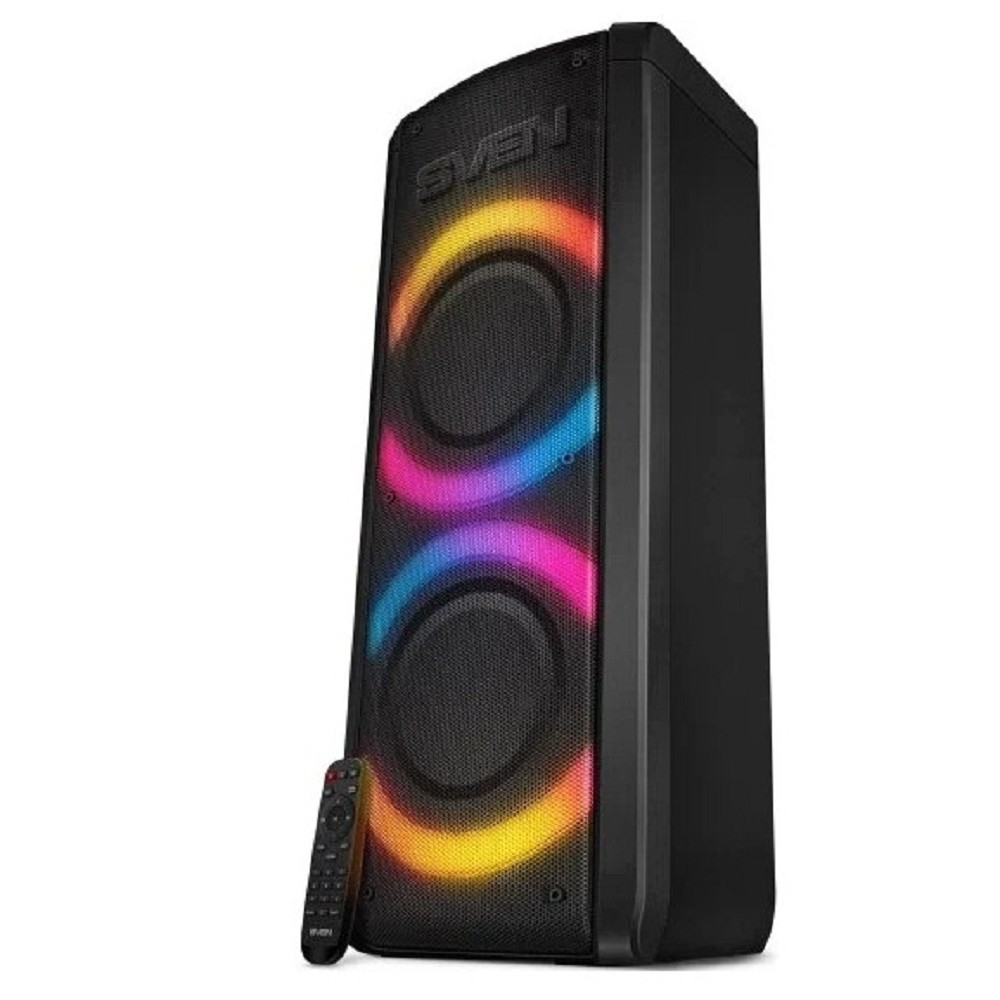 Колонка портативная SVEN АС PS-710 черный (100Вт, USB, Bluetooth, питание от USB/аккумулятора) (65224)