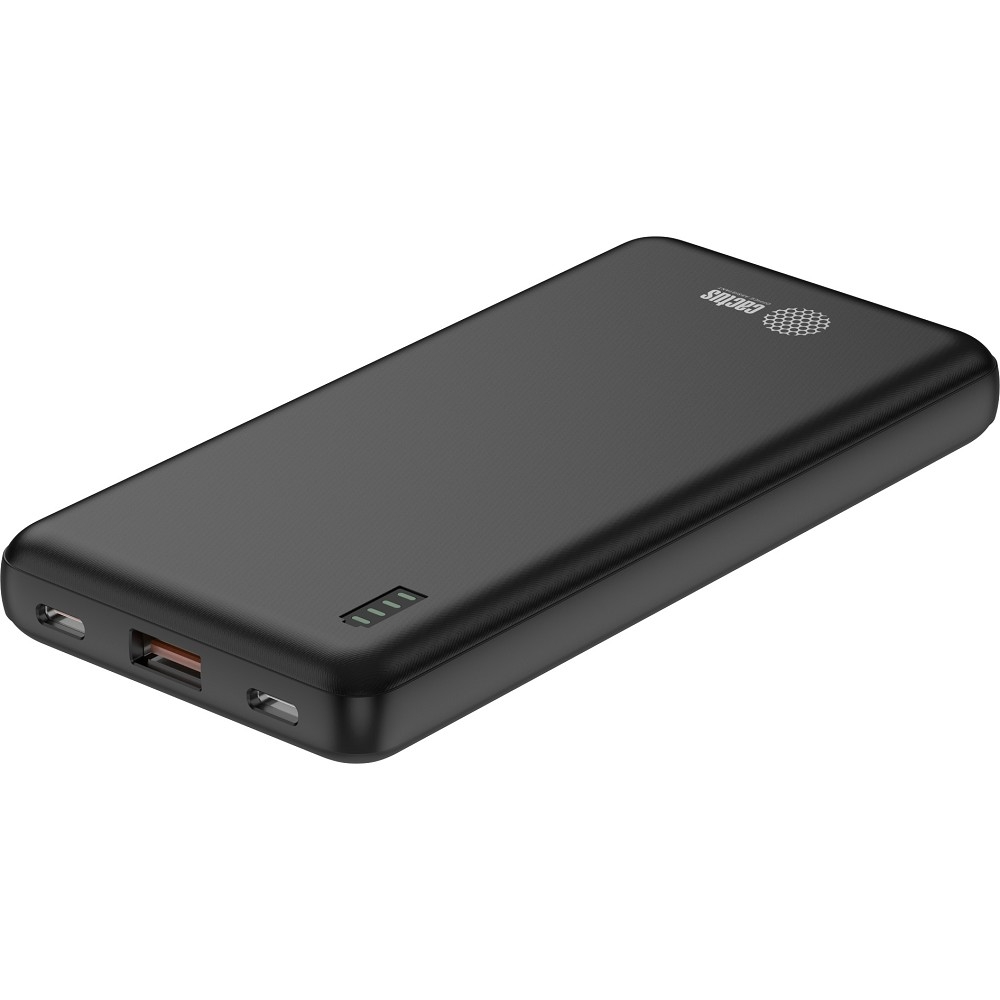 Мобильный аккумулятор Cactus CS-PBFSAA-10000 10000mAh 4.5A USB-A/2xUSB-C черный