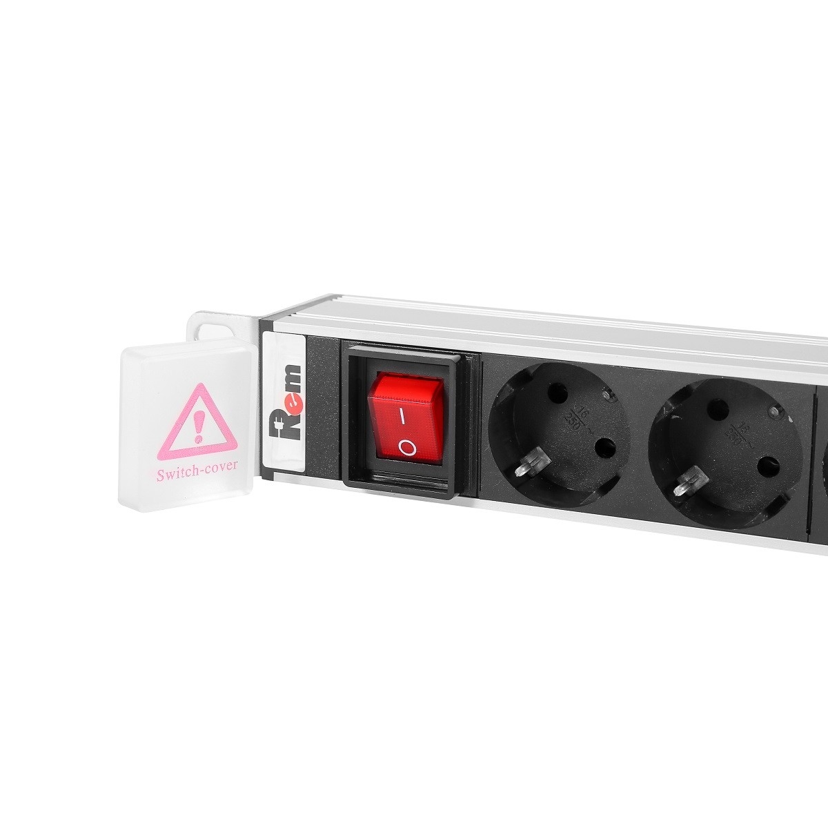 REM Верт блок розеток Rem-16, 1 фаза 16A, выкл, 48 C13, 1420 мм, вх C20 IEC 320 (R-16-48C13-V-1420)
