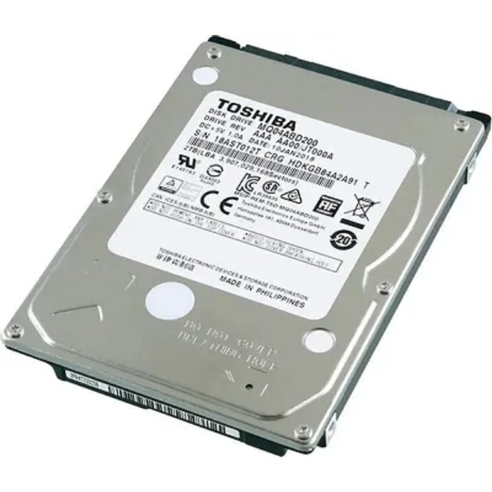 2Tb  Toshiba SATA-III MQ04ABD200 Notebook/Desktop  2TB  MQ04 512E (5400rpm) 128Mb 2.5"