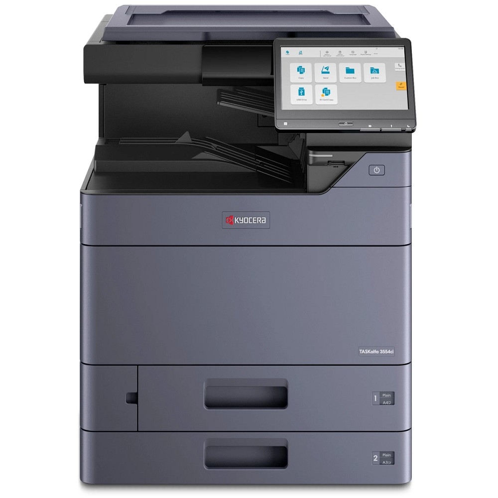 Kyocera TASKalfa 2554ci (1102YP3NL0/1102YP3NLV) {Принтер/копир/сканер, a3, 25/12 ppm a4/a3, 4 gb+32 gb hdd, network, дуплекс, без тонера и крышки,установка АСЦ}