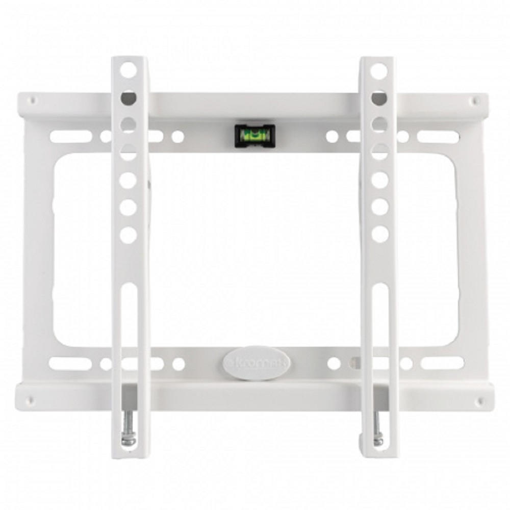 Kromax IDEAL-5W white,  Кр. стал. наст. для TV 15"-47", max 35 кг, 0 ст св., от ст. 20 мм, max VESA 200x200 мм.